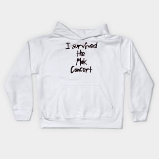 I Survived the Mok Concert (black text) Kids Hoodie